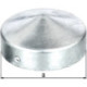 Chapeau de poteau D.80mm forme ronde plate TZN GAH (Par 10)