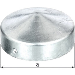 Chapeau de poteau D.100mm forme ronde plate TZN GAH (Par 10)