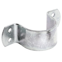 Collier R.clamp L133xW40xH55mmAcier galvanisé d.pass.f.tuyaux 57mm 2 1/4” GAH (Par 10)