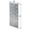 Plaque perforée 200x60x2 sdmverz.EN 14545:29-2 GAH (Par 25)