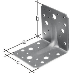Connecteur d'angle robuste 105x105x90mm Nombre de trous 4/22 S.3mm GAH (Par 25)