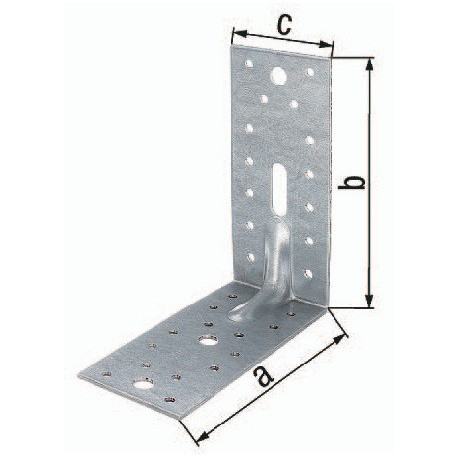 Connecteur d'angle robuste ETA-8/165 150x150x65mm Nombre de trous 1/3/28 S.2,5mm GAH (Par 25)