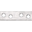 Connecteur plat L.50mm L.14mm S.1.75mm STA sdm trous galvanisés 4 GAH (Par 100)