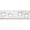 Connecteur plat L.50mm L.14mm S.1.75mm STA sdm trous galvanisés 4 GAH (Par 100)