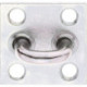 Oeillet sur platine Equerre largeur 32mm Equerre H.29mm Equerre D.8mm STA galv.verz.d.pass.GAH (Par 10)