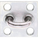Oeillet sur platine Equerre largeur 32mm Equerre H.29mm Equerre D.8mm STA galv.verz.d.pass.GAH (Par 10)