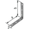 Angle de chaise L.75 x 75mm L.16mm S.2mm trou VA D.5.5mm GAH (Par 25)