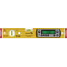 Niveau à bulle électronique TECH 196 DL 40cm aluminium jaune ± 0,5 mm/m ± 0,5 mm/m STABILA