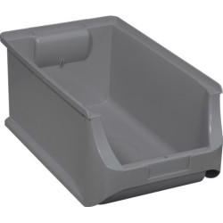 Coffre de rangement visible ProfiPlus L355xL205xH150mm PP gris empilable ALLIT (Par 12)