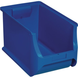 Boîte de rangement ouverte ProfiPlus L355xL205xH200mm PP bleu empilable ALLIT (Par 8)