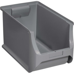 Boîte de rangement ProfiPlus L355xL205xH200mm PP gris empilable ALLIT (Par 8)