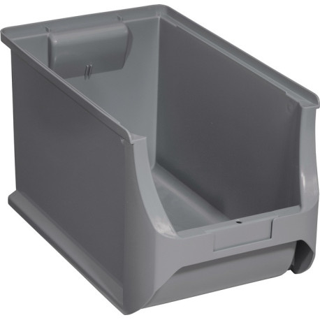 Boîte de rangement ProfiPlus L355xL205xH200mm PP gris empilable ALLIT (Par 8)