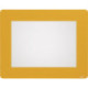 Marquages ​​pour places de stationnement en forme de rectangle DIN A4 jaune, 10 pièces DURABLE.
