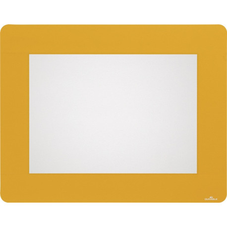Marquages ​​pour places de stationnement en forme de rectangle DIN A4 jaune, 10 pièces DURABLE.