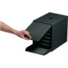Caisson à tiroirs 7 tiroirs avec abattant frontal escamotable anth.H322xL250xP365mm DURABLE