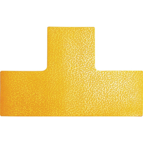 Marquage de place de parking forme T auto-cl. jaune signal boîte de 20 pièces DURABLE