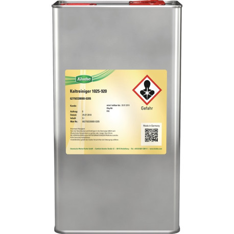Nettoyant à froid bidon 5l sans odeur KLUTHE