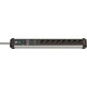 Multiprise Premium Protect Line 16 A 230 V prise noir/argent 8