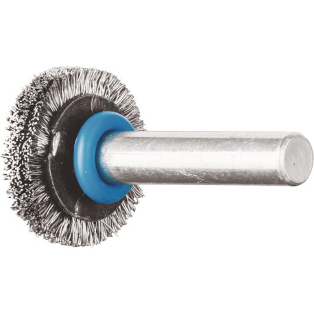 Brosse ronde RBU 2004/6 INOX D.20mm épaisseur fil 0,2mm VA 4mm CHEVAL