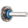 Brosse ronde RBU 2004/6 INOX D.20mm épaisseur fil 0,2mm VA 4mm CHEVAL
