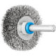 Brosse ronde RBU 2004/6 INOX D.40mm épaisseur fil 0,2mm VA 9mm CHEVAL