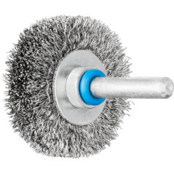 Brosse ronde RBU 2004/6 INOX D.40mm épaisseur fil 0,2mm VA 9mm CHEVAL