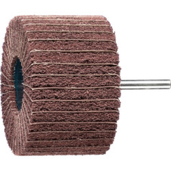 Meule à lamelles POLINOX PNZ Ø80xH50mm K.180 combinaison toison/corindon 6mm PFERD