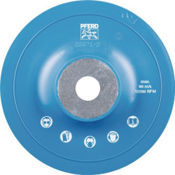 Plaque support GT D.125mm M14 avec écrou de serrage PFERD