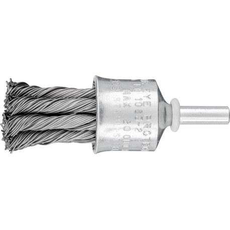 Brosse brosse PBG ST D.23mm tige fil épaisseur 0,5mm STA 0,5mm 10 pièces.