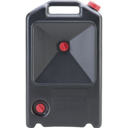Bidon de vidange 8l noir HDPE L300xL130xH500mm HÜNERSDORFF