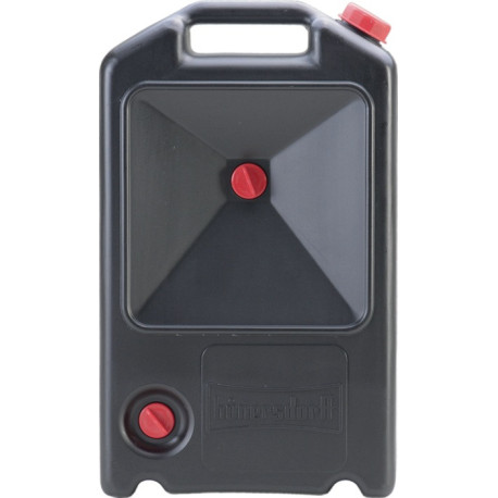 Bidon de vidange 8l noir HDPE L300xL130xH500mm HÜNERSDORFF
