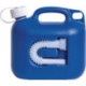 Bidon AdBlue 5l bleu HDPE L265xL147xH247mm HÜNERSDORFF