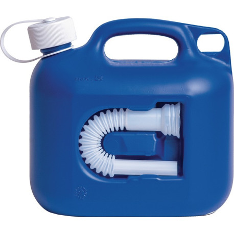 Bidon AdBlue 5l bleu HDPE L265xL147xH247mm HÜNERSDORFF