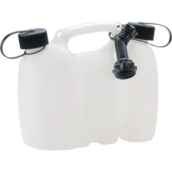 Bidon double de carburant PROFI 3+1,5l PEHD naturel L308xL145xH254mm HÜNERSDORFF