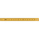 Règle en acier ISOFLEX L.300mm STA m.PA flex.BMI