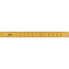 Règle en acier ISOFLEX L.300mm STA m.PA flex.BMI