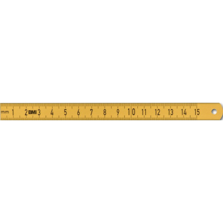 Règle en acier ISOFLEX L.150mm STA m.PA flex.BMI