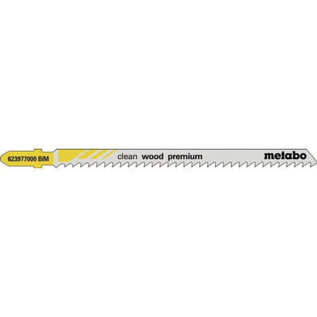 Lames de scie sauteuse clean wood premium longueur utile 74 mm dents 2,5 mm bi-métal z.ground.