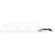 Lame de scie sabre expert brique L.305mm épaisseur 1,5mm HM pas de dent 12,7mm/2TPI Metabo