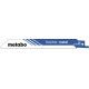 Lames de scie sabre flexible L.225mm épaisseur pas de dent 0,9mm coupe bimétallique 1,4mm.