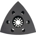 Plateau de ponçage triangulaire d'un coin à l'autre 93mm gel.velcro METABO