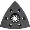 Plateau de ponçage triangulaire d'un coin à l'autre 93mm gel.velcro METABO