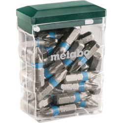 Taille d'embout TX20 L.25mm S2 code couleur acier en boîte de 25 pcs.