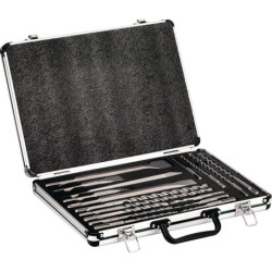 Jeu de forets/burins SDS-plus 17 pièces Metabo