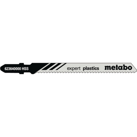Lames de scie sauteuse expert aluminium longueur utile 74 mm profondeur de dent 2 mm HSS Z. rectifiée 5 pièces.