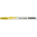 Lames de scie sauteuse bois propre longueur utile 91mm pas de dent 3mm HCS Z. rectifié 5pcs.