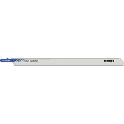 Lames de scie sauteuse métal premium longueur utile 106 mm pas de dent 1,8 mm BiM congelé. poids 5 pièces.