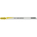 Lames de scie sauteuse fast wood premium longueur utile 126 mm dents 4 mm BiM fermées. 5 pièces.