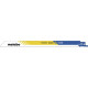 Lames de scie alternative flexibles L.300mm épaisseur 0,9mm pas de dent 1,8-2,6mm bimétallique