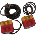 Kit d'éclairage magn.Ku.1,62kg noir 7 broches HP CAR ACCESSORIES